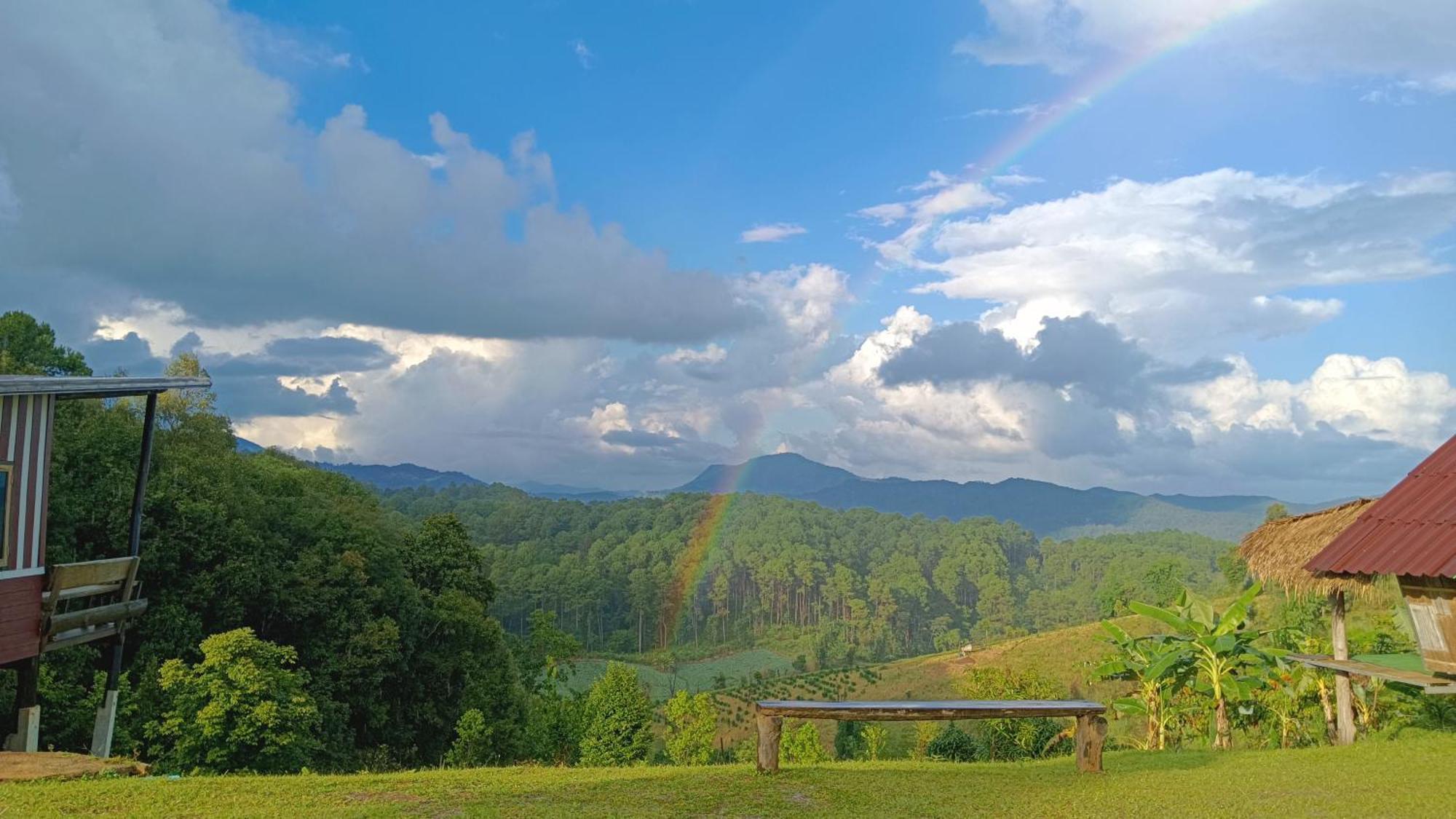ไร่นิธิสุนทร Nithisoonthon Farmstay Mae Hong Son Bagian luar foto